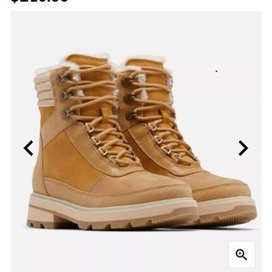 Women’s Lennox Lace Cozy STKD Boot in Color Geo Yellow, Curry Size 8.5